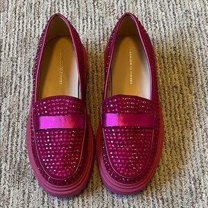Fashion to Figure Shimmering Pink Flat Loafers New W/O box or tags